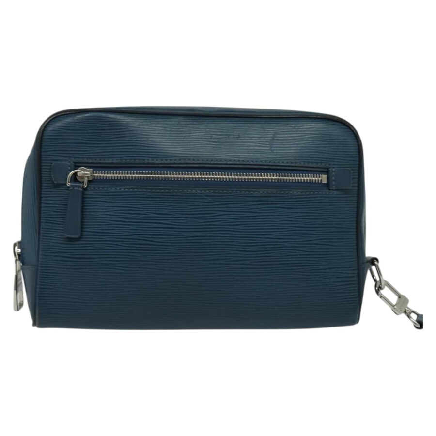Louis Vuitton Osh Blue Leather Clutch Bag ( ) | Studio Nafay