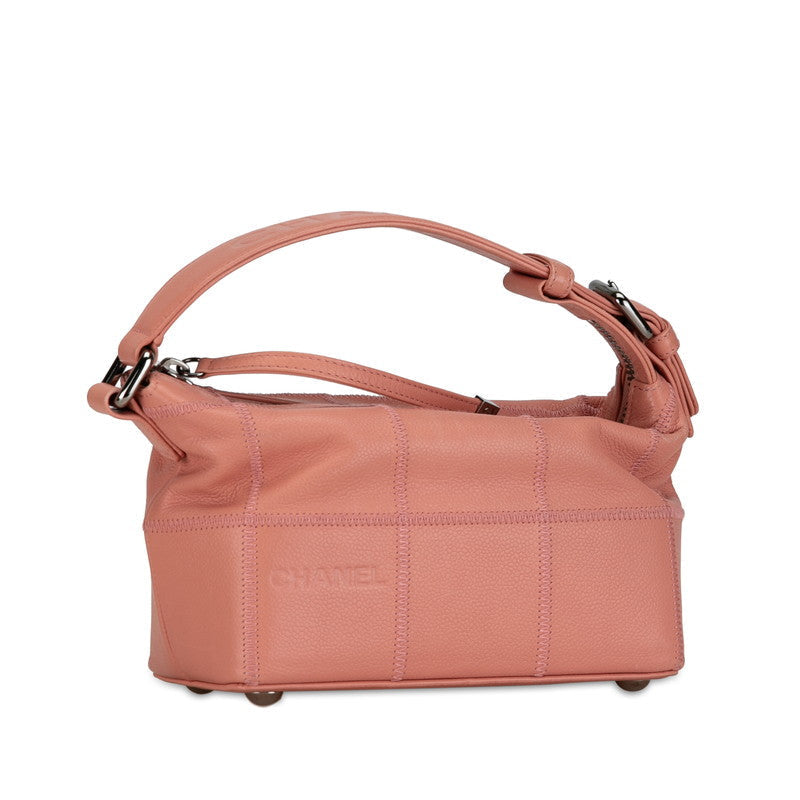 Chanel Chocolate Bar One-Shoulder Bag Handbag Pink CHANEL | Studio Nafay