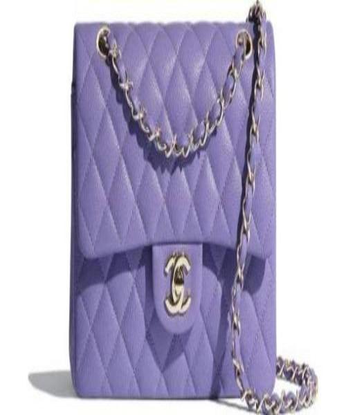 Chanel Classic Clutch With Chain  CWC Caviar purpul Gold-Toned | Studio Nafay
