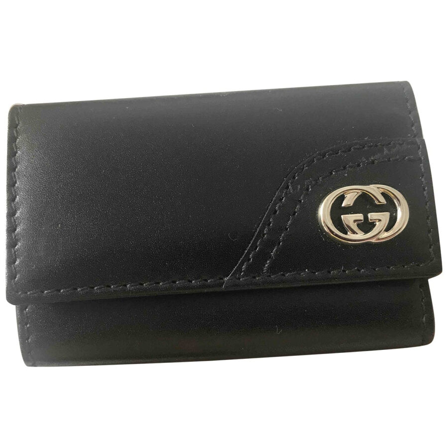 Gucci black leather case | Studio Nafay