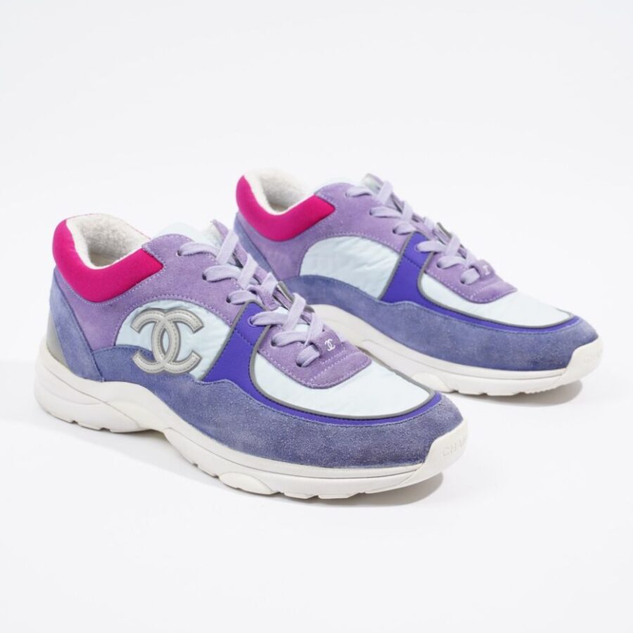 Chanel CC Logo Blue Lilac EU 41 UK 8 | Studio Nafay