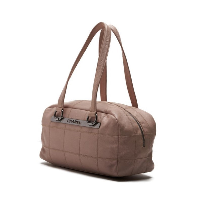 CHANEL Chocolate Bar Top Logo Handbag Caviar S Thin Pink (Silver G) Handbag Lady Handbag Lady Handbags Ship Khao Yan Online | Studio Nafay