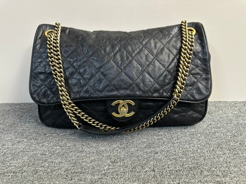 Chanel Classic Black Quilted Shoulder Bag | Studio Nafay