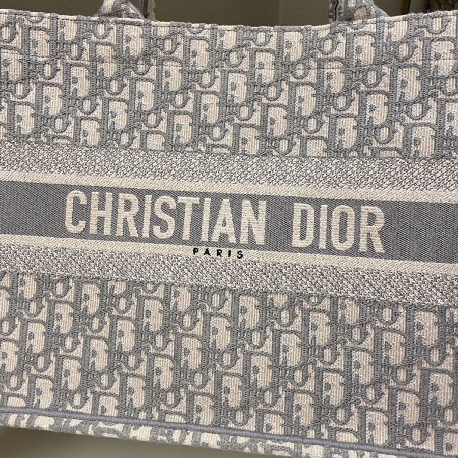 Dior Book Tote Grey Oblique | Studio Nafay