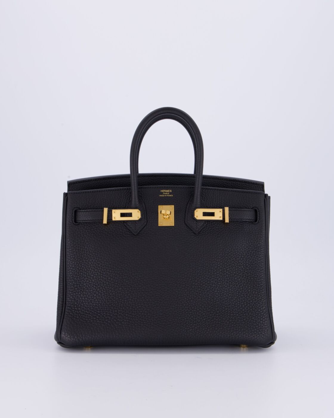 *HOT* Hermes Birkin 25 Retourne Bag in Noir Togo Leather with Gold Hardware - Product Image 2