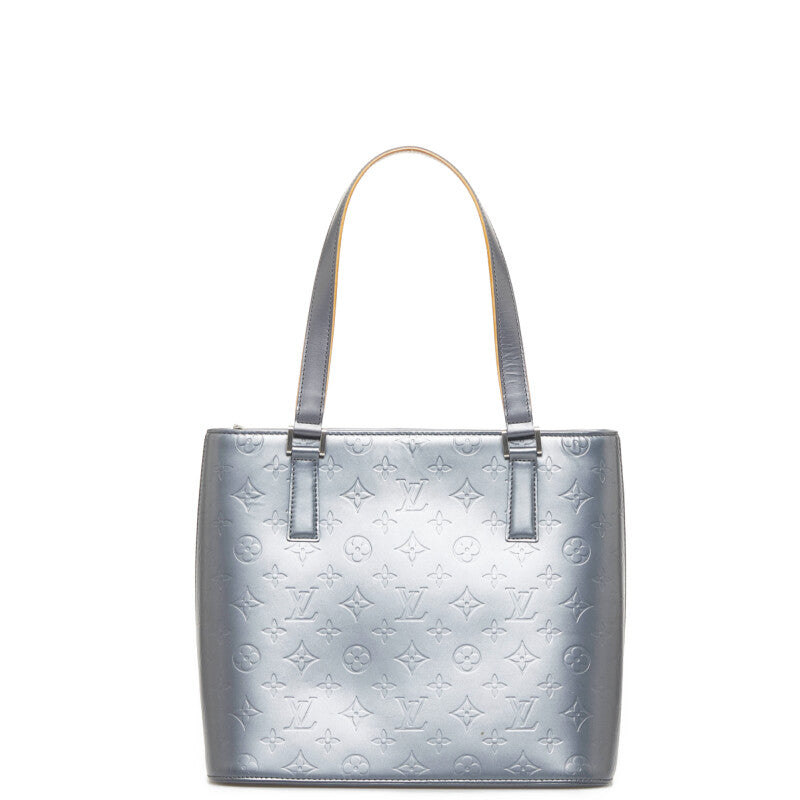 Louis Vuitton Monogram Matt Stockton Shoulder Bag Noir Black Leather Louis Vuitton | Studio Nafay