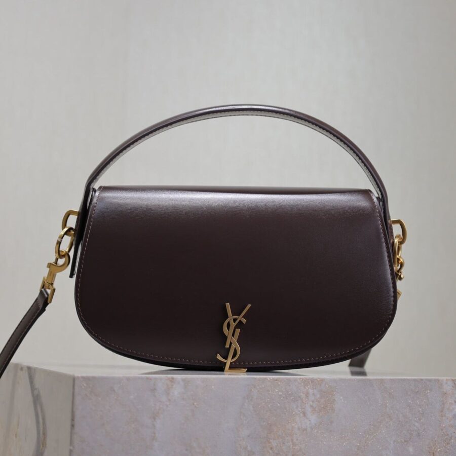 VOLTAIRE 24 IN BRUNETTE BROWN CALFSKIN | Studio Nafay
