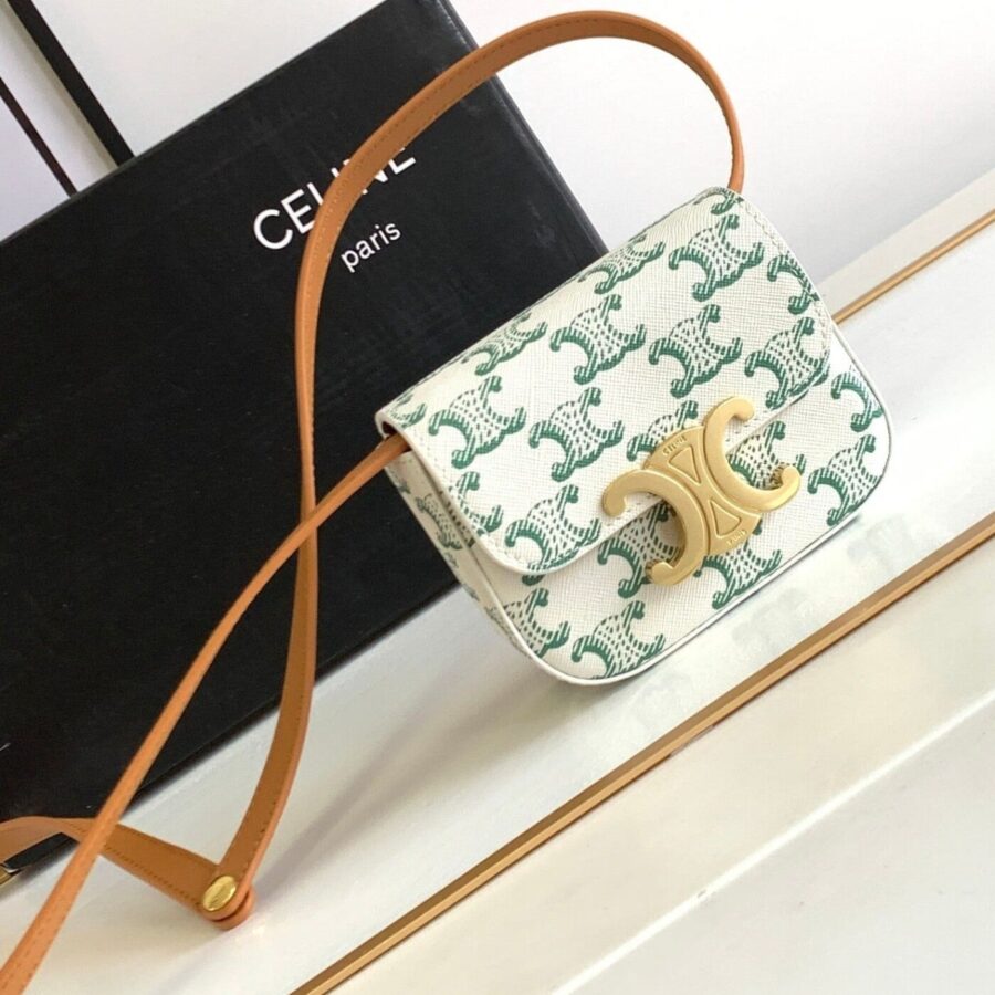 TRIPHOME 11 GREEN WHITE COWHIDE LEATHER | Studio Nafay