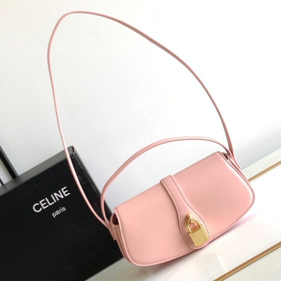 Designer Clutch pink bag – front view