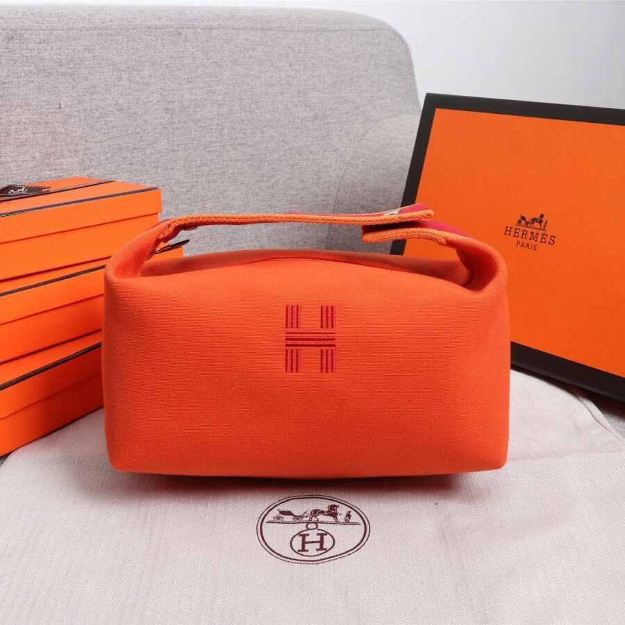 Designer handbag orange – front view