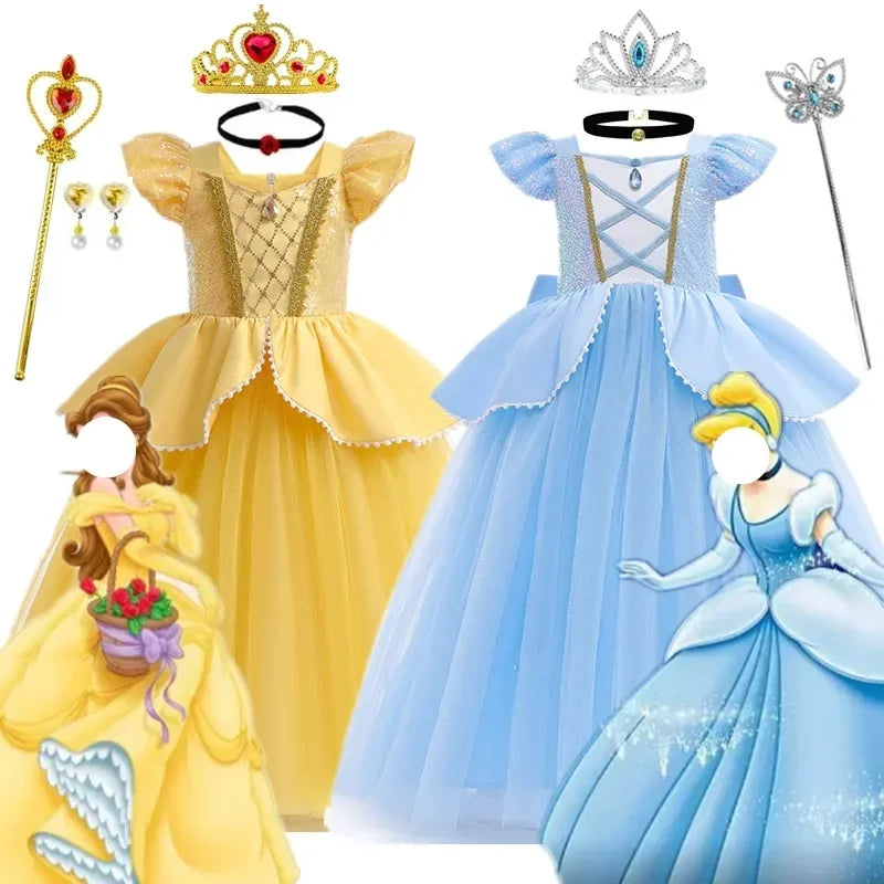 Cinderella Belle Rapunzel Princess Dress for Girls | Studio Nafay
