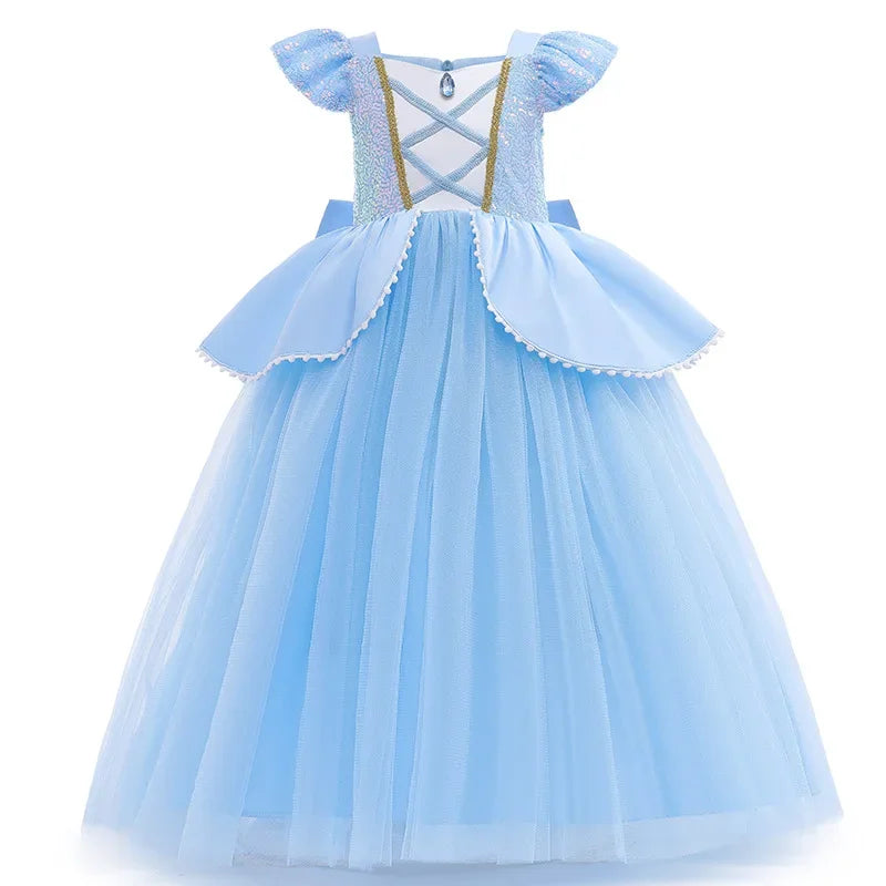 Cinderella Belle Rapunzel Princess Dress for Girls - Product Image 2