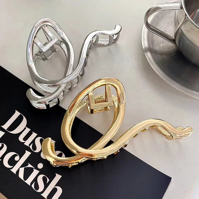 Handmade Accessories Ponytail Hair Woman Silver/Gold Irregular Hairpins Punk Style | Studio Nafay