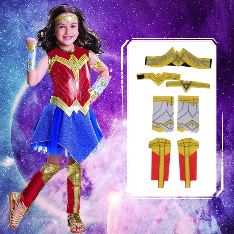 Deluxe Child Dawn Of Justice Wonder Woman Girl Superhero | Studio Nafay