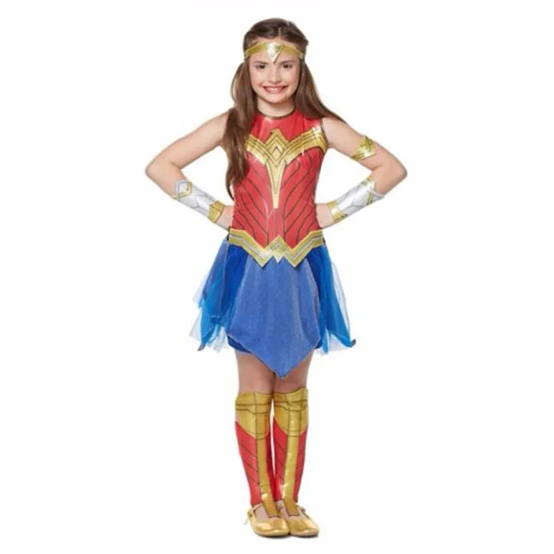 Deluxe Child Dawn Of Justice Wonder Woman Girl Superhero