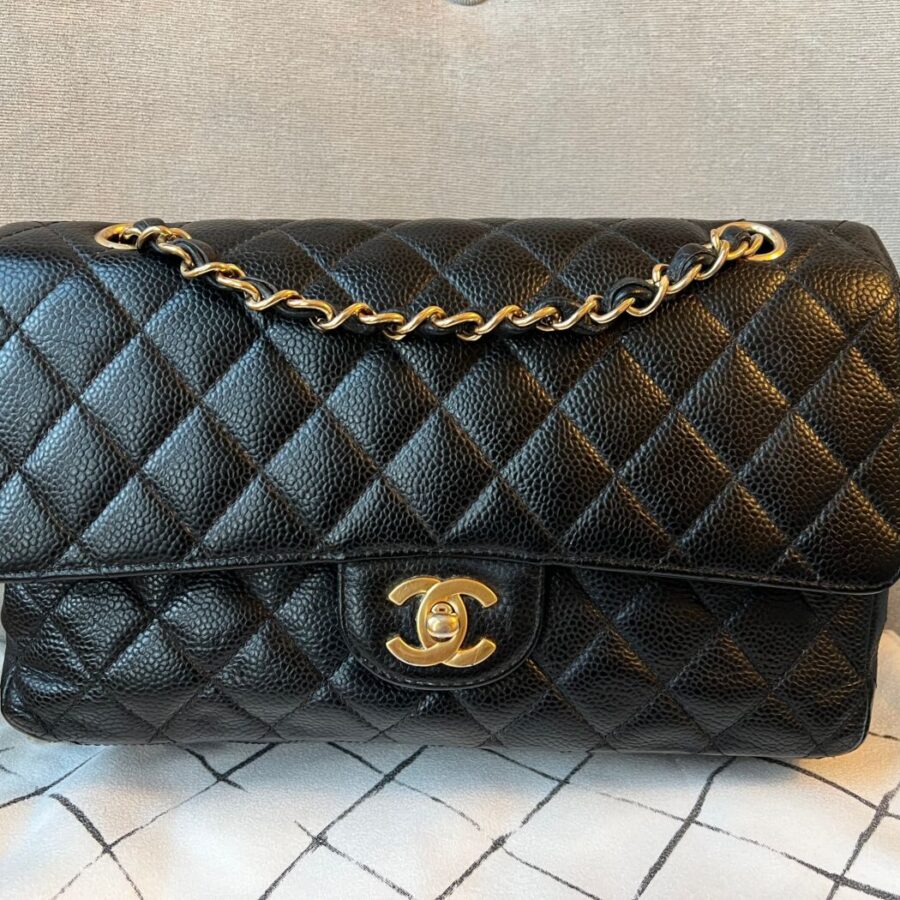 Chanel Medium Classic Flap in Black Caviar (RRP £7,550) | Studio Nafay