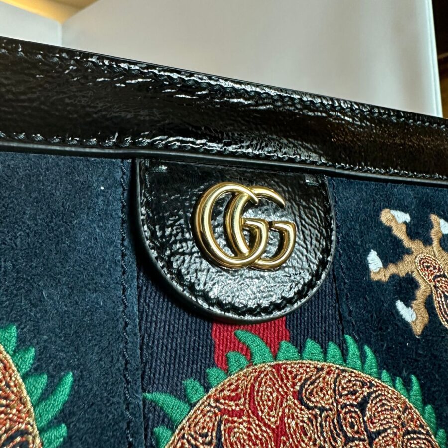 Gucci Ophidia Embroidered Medium Shoulder Bag | Studio Nafay