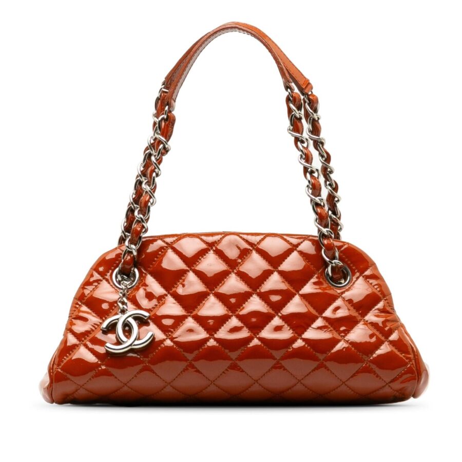 Chanel Small Patent Just Mademoiselle Shoulder Bag | Studio Nafay