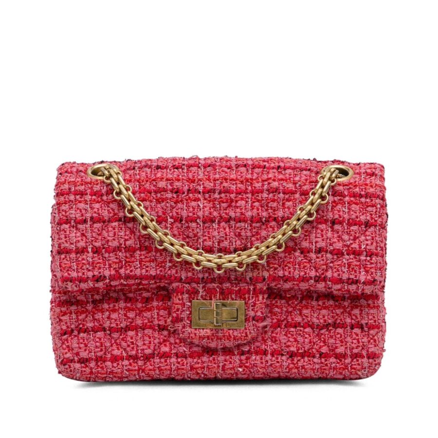 Chanel Mini Rectangular Tweed Reissue Single Flap Crossbody | Studio Nafay