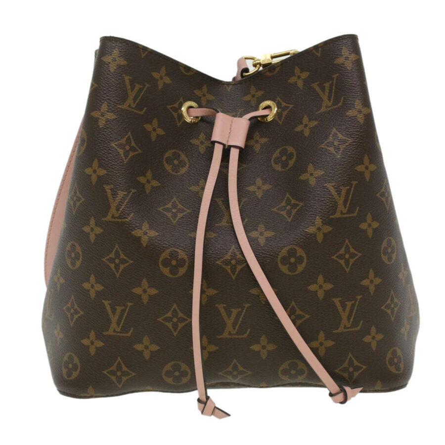 LOUIS VUITTON Monogram Neo Noe Shoulder Bag Rose poodle LV Auth 33984 | Studio Nafay