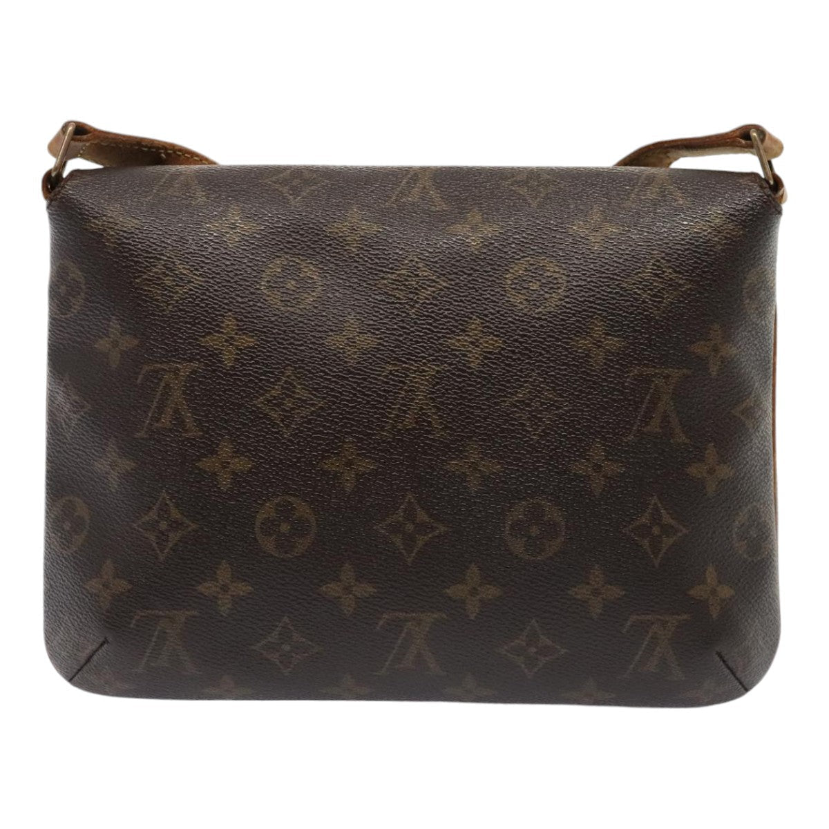 LOUIS VUITTON Monogram Musette Tango Long Shoulder Bag LV Auth tb1131
