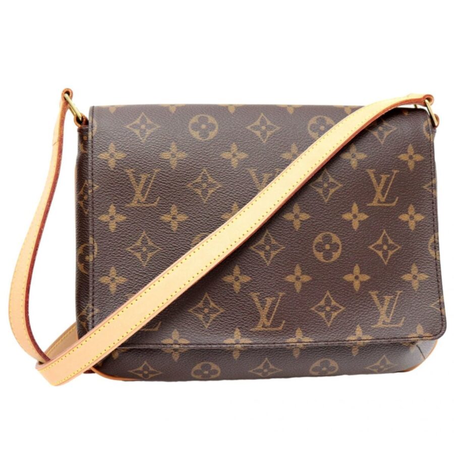 Louis Vuitton Monogram Musette Tango Long Shoulder Bag Women's Brown LOUIS VUITTON | Studio Nafay