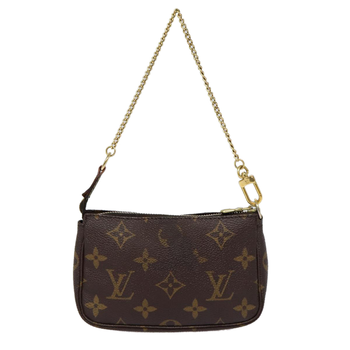 LOUIS VUITTON Monogram Mini Pochette Accessoires Pouch LV Auth hk1593