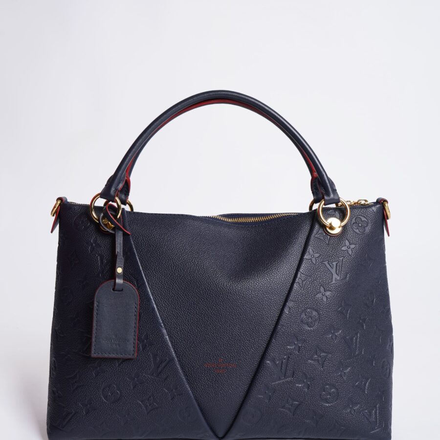 Louis Vuitton Monogram Empreinte Noir Blue Tote | Studio Nafay