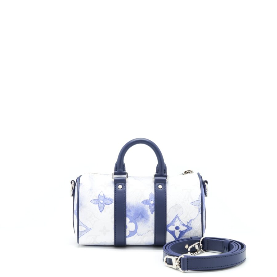 Louis Vuitton Keepall XS Monogram Watercolor Blue Canvas SHW | Studio Nafay