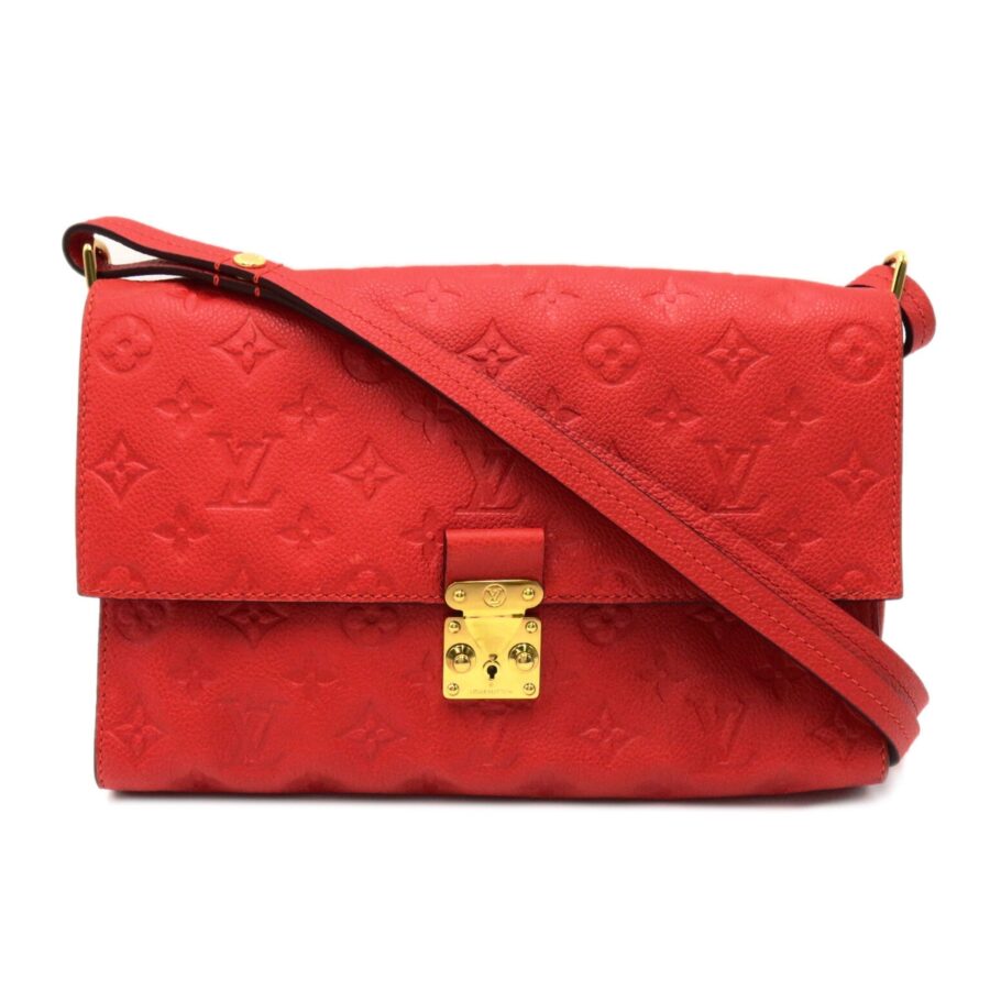 LOUIS VUITTON Fascinant Red Orient Monogram empreinte leather | Studio Nafay