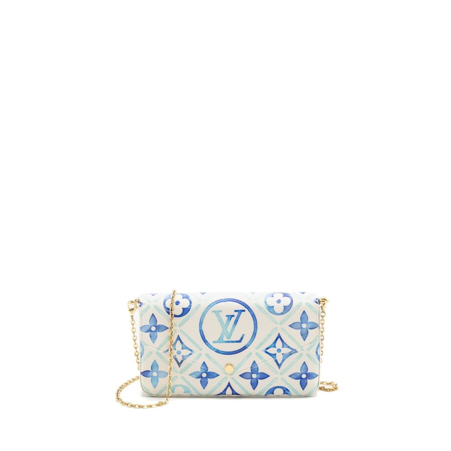 Louis Vuitton Felicie Pochette Monogram Canvas Blue/Multicolour GHW | Studio Nafay