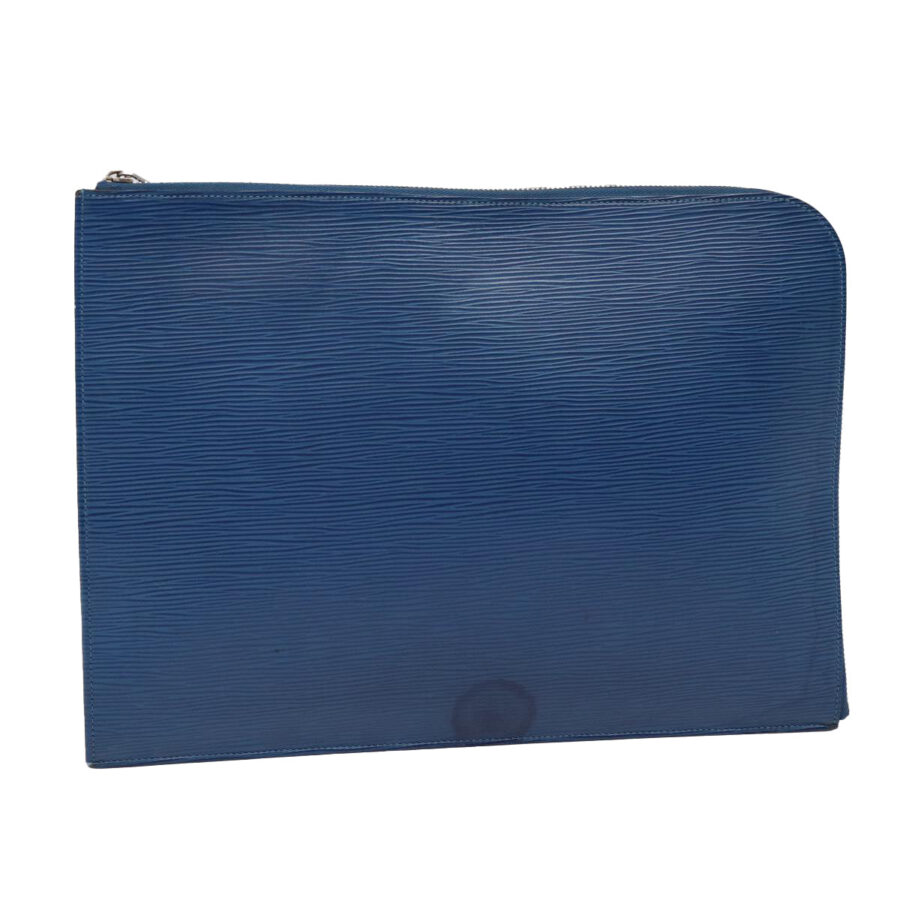 LOUIS VUITTON Epi Pochette Jules GM Clutch Bag Blue LV Auth 87939 | Studio Nafay