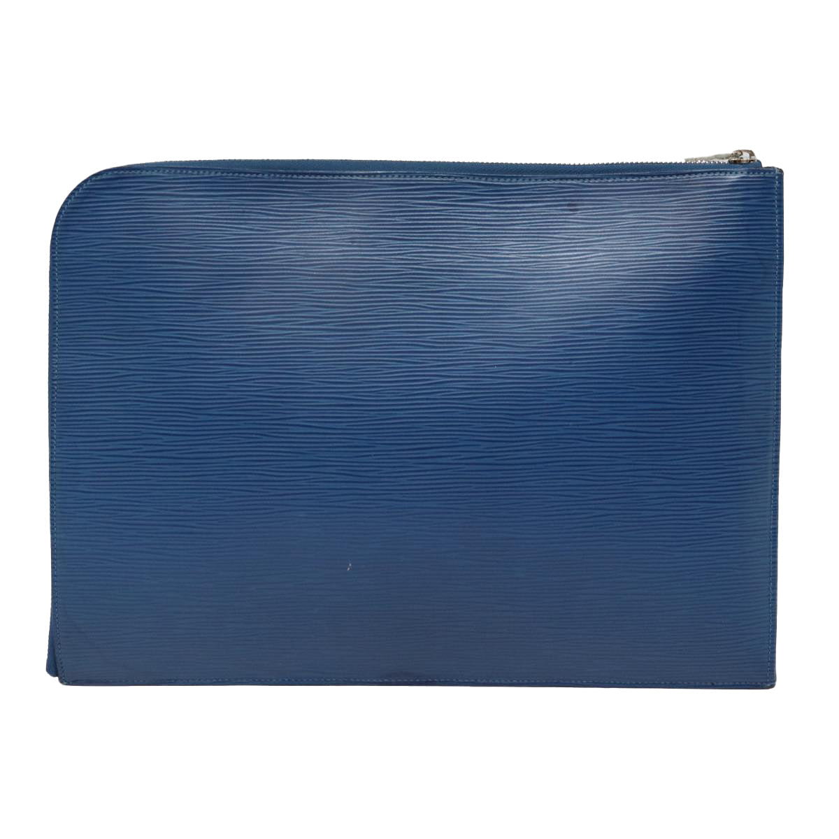LOUIS VUITTON Epi Pochette Jules GM Clutch Bag Blue LV Auth 87939