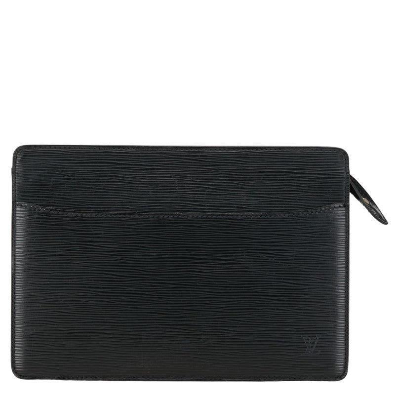 Louis Vuitton Epi Pochette Om Second Clutch Bag Noir Black Leather Louis Vuitton | Studio Nafay
