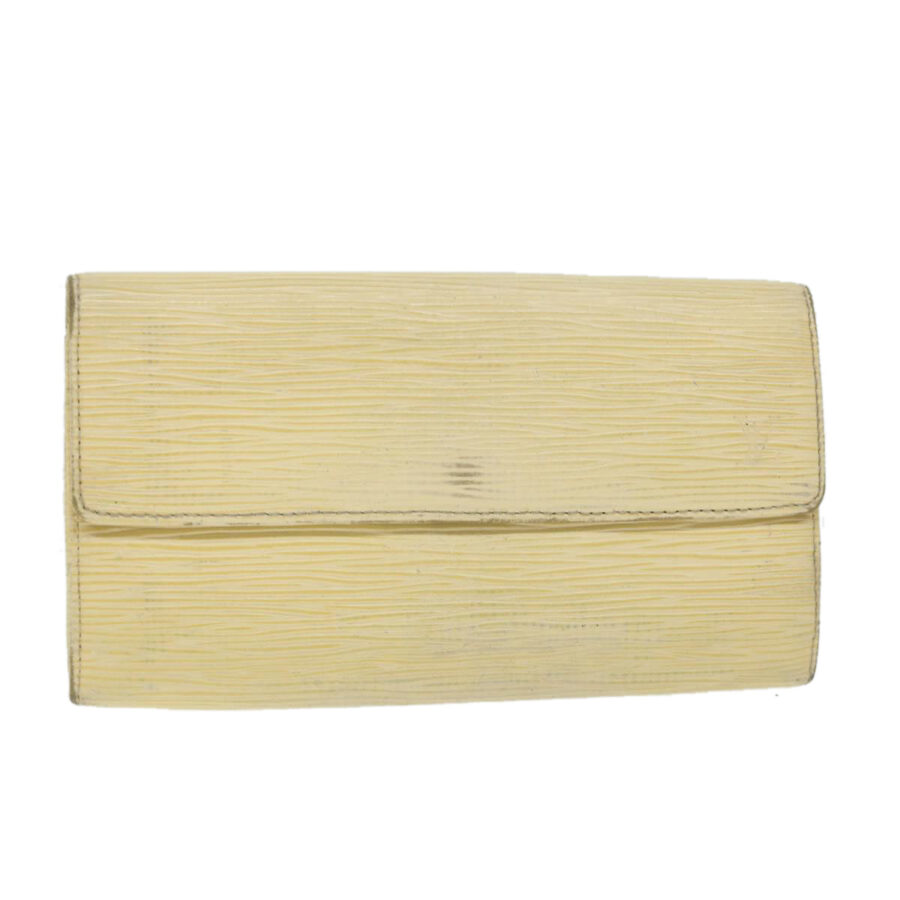 LOUIS VUITTON Epi Pochette Porte Monnaie Credit Wallet White Auth ti1295 | Studio Nafay