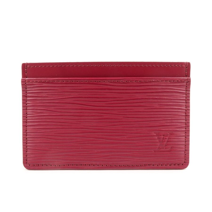 Louis Vuitton Epi Port Carte Sample Card Case Fuchsia | Studio Nafay