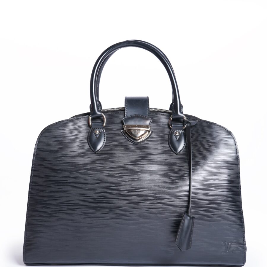 Louis vuitton epi pont neuf black top handle bag | Studio Nafay