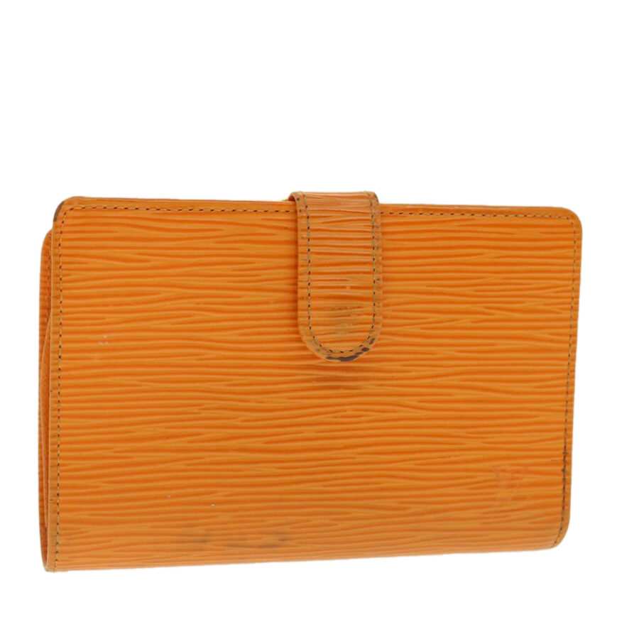 LOUIS VUITTON Epi Porte Monnaie Billets Viennois Wallet Orange LV 39484 | Studio Nafay