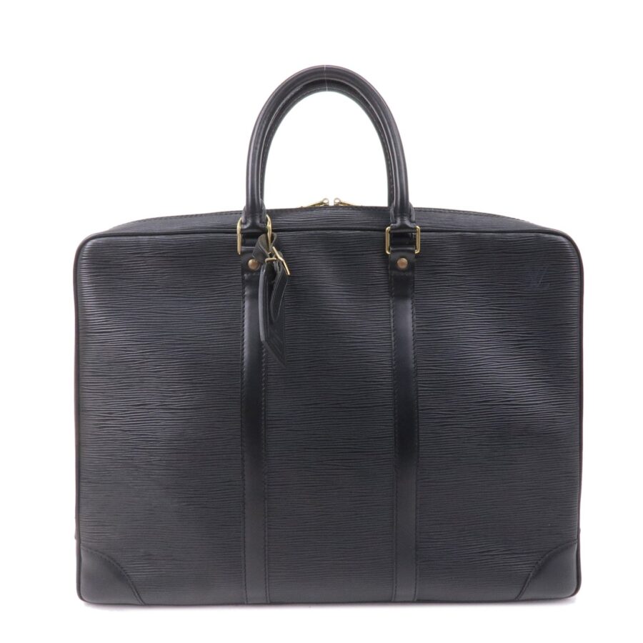 Louis Vuitton Epi Porte Documents Voyage Business Bag Noir | Studio Nafay