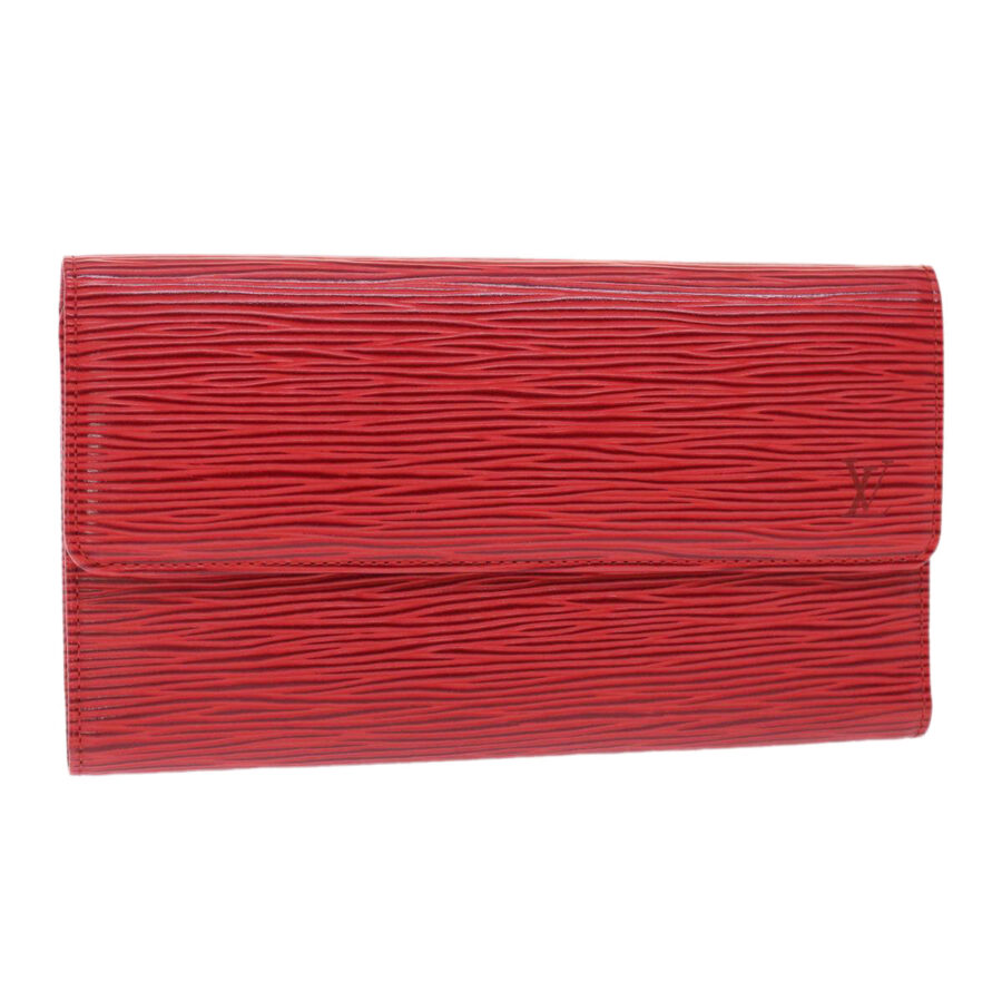 LOUIS VUITTON Epi Porte Tresor International Long Wallet Red Auth 50314 | Studio Nafay
