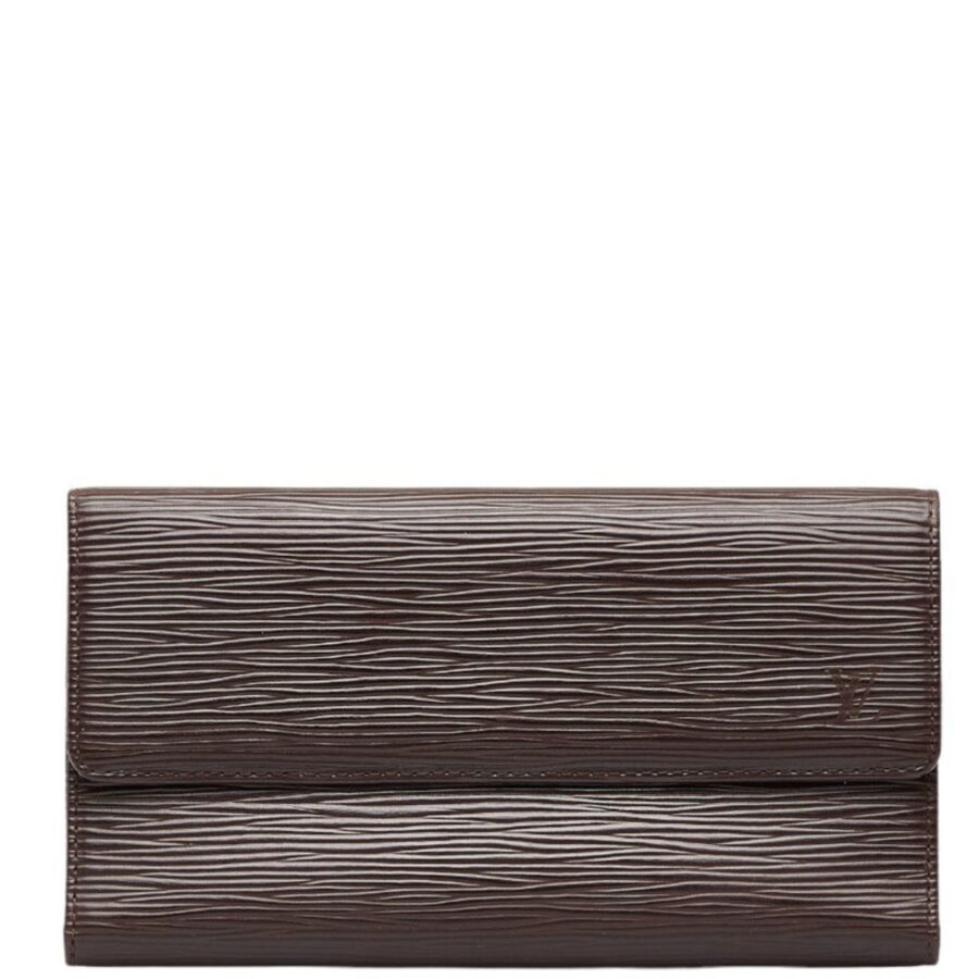 LOUIS VUITTON Epi Portefeuil International Long Wallet Mocha Brown Leather Ladies | Studio Nafay