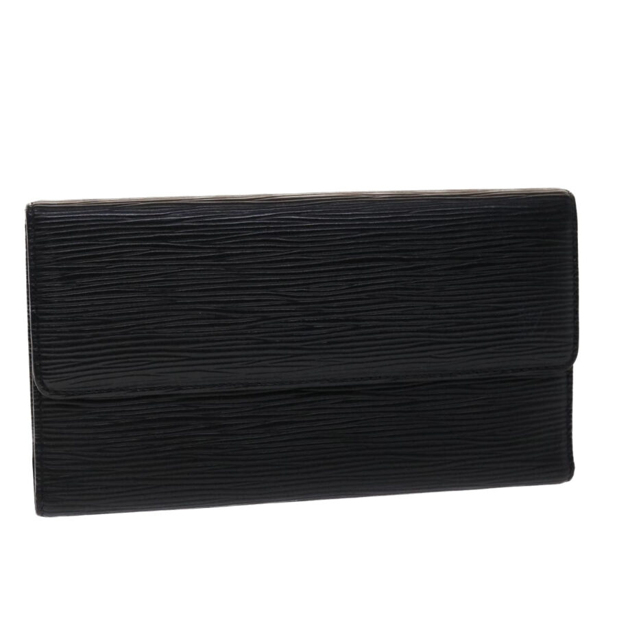 LOUIS VUITTON Epi Portefeuille International Long Wallet Black LV 47506 | Studio Nafay