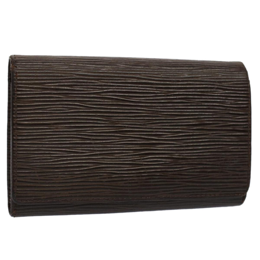 LOUIS VUITTON Epi Portefeuille Tresor Bifold Wallet Mocha LV Auth bs9491 | Studio Nafay