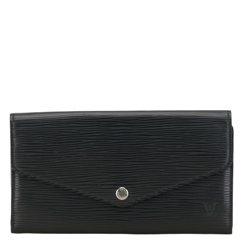 Louis Vuitton Epi Portefolio Sarah Long Wallet Black Leather Louis Vuitton | Studio Nafay