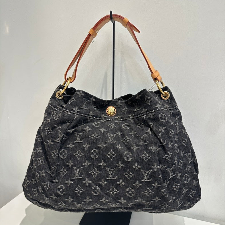 Louis Vuitton Denim Daily PM Black Shoulder Bag | Studio Nafay