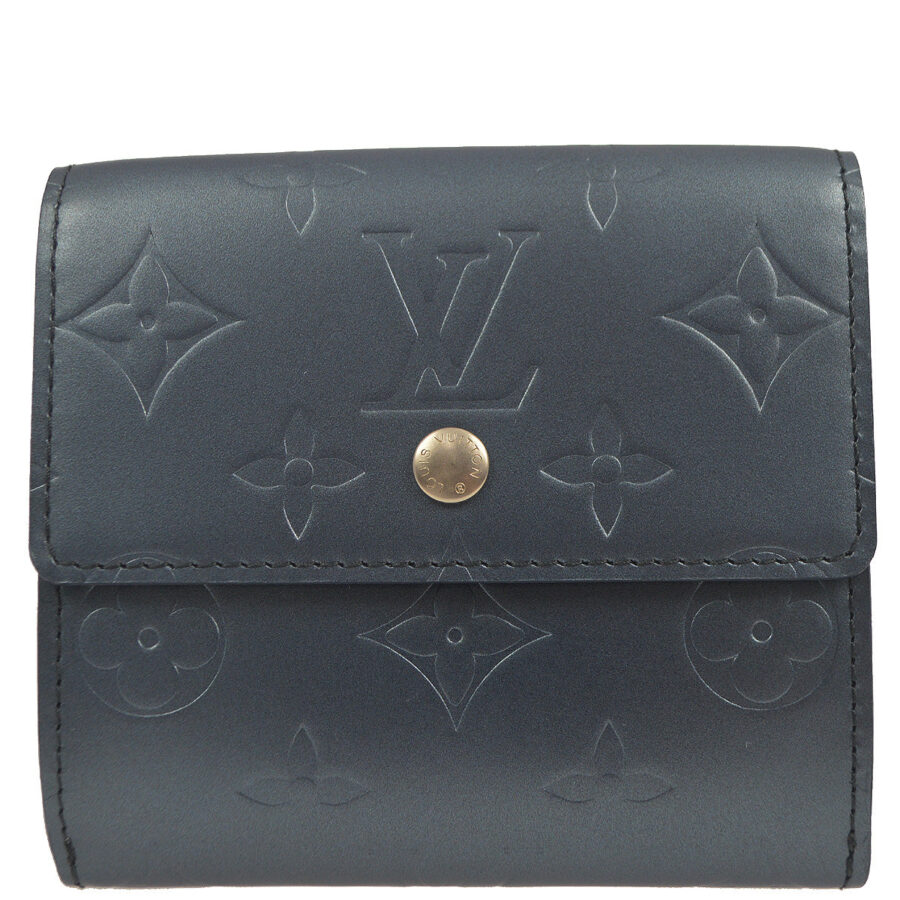 Louis Vuitton Blue Porte Monnaie Cartes Credit Wallet | Studio Nafay