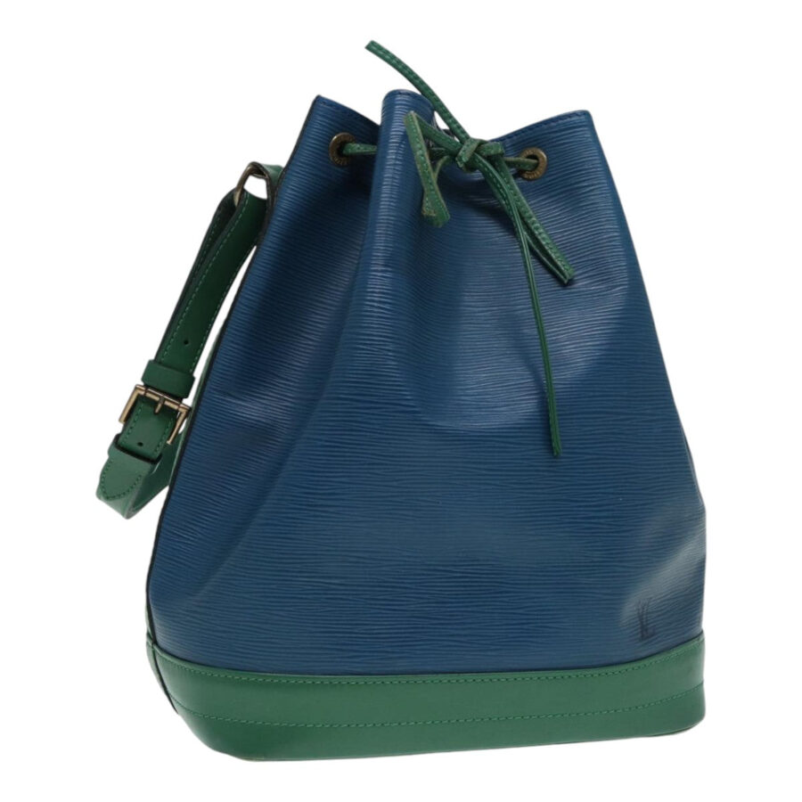LOUIS VUITTON Epi Noe Shoulder Bag Bicolor color Green Blue LV Auth | Studio Nafay