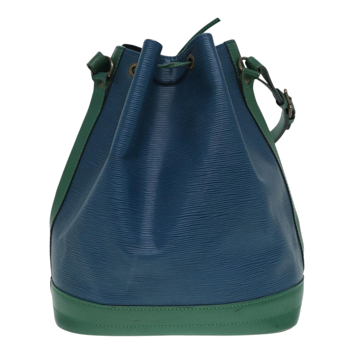 LOUIS VUITTON Epi Noe Shoulder Bag Bicolor color Green Blue LV Auth