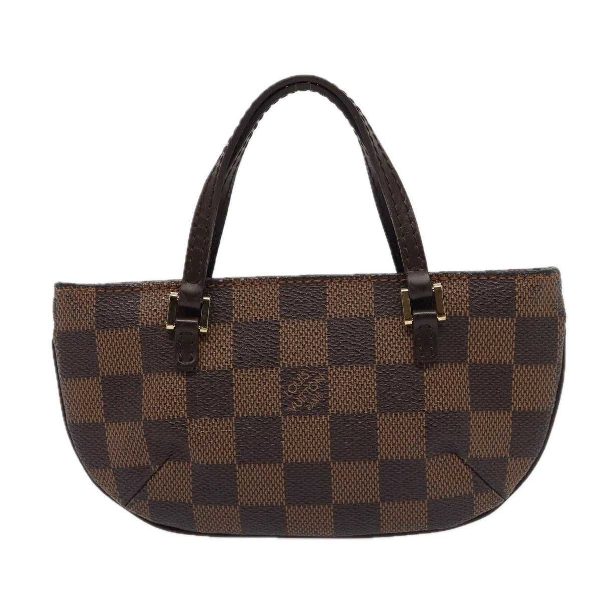 LOUIS VUITTON Damier Ebene Manosque GM Accessory Pouch LV Auth - Product Image 2
