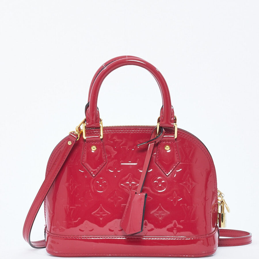 Louis Vuitton Fuchsia Monogram Vernis Alma BB | Studio Nafay